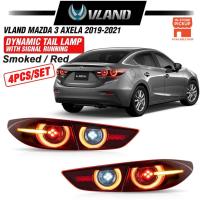 ราคา ไฟท้าย LED Vland Mazda 3 Sedan Axela 4th Gen BP 19-21 ไฟท้ายบาร์ LED พร้อมสัญญาณไฟเลี้ยว แสดงสถานะ (23758457870)