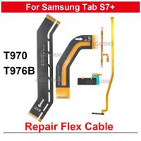 ราคา สําหรับ Samsung Galaxy Tab S7+ S7Plus SM-T976B T970 T976 การเชื่อมต่อ LCD บอร์ดหลัก Flex + Power On Off Touch ปากกาคีย์บอร์ด Flex Cable (43105862317)