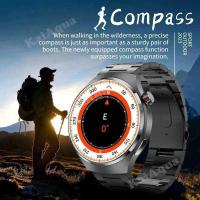 ราคา ❥ นาฬิกาใหม่ 4 Pro GPS NFC สมาร์ทนาฬิกาผู้ชาย 360*360 หน้าจอ AMOLED Heart Rate บลูทูธกันน้ํา Sm (29679890800)
