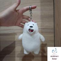 ราคา GANTUNGAN [ NEW ] อุปกรณ์เสริมกระเป๋าพวงกุญแจ Ice Bear We Bare Bears Miniso (57102939625)