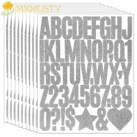 ราคา MXMUSTY 5แผ่นแวววาวสติกเกอร์อักษร,ตัวอักษรภาษาอังกฤษก-Z 2/1.5นิ้วตัวอักษรสติกเกอร์ตัวใหญ่,หัวใจประกายทองเงาเงินจดหมายจํานวนสติกเกอร์กล่องจดหมายตกแ (46606544977)