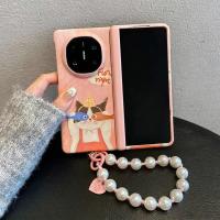ราคา น่ารักสีชมพูปลาแมวรูปแบบ Matte กรณีหัวใจสําหรับ Honor Magic V6 V5 V3 สําหรับ OPPO ค้นหา N6 ค้นหา N5 กันกระแทกปกหลัง (42532842866)