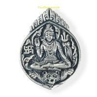 ราคา เหรียญหล่อพระศิวะชุบเงินโบราณ ซาติน หลวงปู่รอด อาภสฺสโร วัดโคกกรม จ.สุรินทร์ รุ่นดวงเศรษฐี ๖๒ ปี 2562 (11314985190)