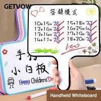 ราคา รับว้าว กระดานเขียนไวท์บอร์ดพลาสติกสองด้านมัลติฟังก์ชั่ลบได้มือถือป้ายรถกระบะสนามบินนักเรียน (47864413223)