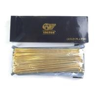 ราคา ซี่ลวดYAGUSOชุบทอง หมุดเงิน เบอร์9 (GOLD PLATED) แข็ง เลือกเบอร์ได้ 9x157 9x184 9x149 9x120 9x129 (16609600135)
