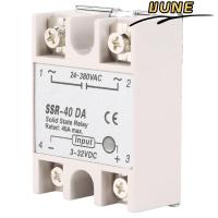 ราคา IJUNE Solid State Relay,อินพุต 3-32V DCเอาต์พุต 24-380V AC Single Phase SSR- 40DA Solid State Relay, DC Control AC SSR- 40DA 40A 40A 40A Solid State Relayอุตสาหกรรมควบคุม (53314857249)