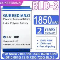 ราคา แบตเตอรี่โทรศัพท์มือถือ Bld-3 1850mAh สําหรับ Nokia 2100 3200 3300 I6260 6220 6610 6610i 7210 7250 7250i (54062152266)
