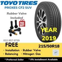 ราคา 215/50R18 TOYO Proxes CF2 SUV (ติดตั้ง) ยาง Tyre Tayar ขอบล้อ 18 นิ้ว WPT NIPPON Tayar (22643478863)