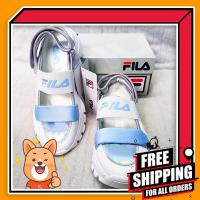 ราคา FILA(รองเท้าแตะรัดส้นสีขาวฟ้า FA)Sale!!! FILAมือ1แท้% (6387949294)