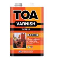 ราคา TOA Gloss Vanish T-8000 ทีโอเอ น้ำมันวานิชเงา T-8000 สำหรับภายใน (991201429)