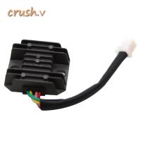 ราคา [CRUSH] เครื่องปรับแรงดันไฟฟ้า, Plug-And-Play 4 สายเครื่องปรับแรงดันไฟฟ้ารถจักรยานยนต์,ทนทาน 12V Pre-Drilled ATV เครื่องปรับแรงดันไฟฟ้าร้านซ่อมรถจักรยานยนต์ (52515140267)