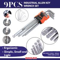 ราคา BALL POINT 9PCS HEX ALLEN KEY SET / HEXAGON ALLEN KEY / ALLEN KEY (51365063662)