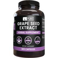 ราคา Pure Grape Seed Extract 400 mg 365 Capsules (17094277959)