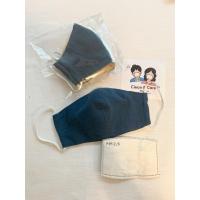 ราคา หน้ากากผ้าเย็บมือ3ชั้น สีNavy Blue ใช้ผ้าฝ้ายทอมือคุณภาพดี กันลมกันแดด กันฝุ่น พร้อมช่องใส่กรองและแผ่นกรองpm2.5 (4024775968)