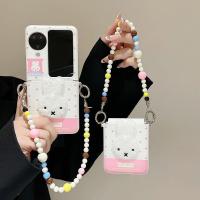 ราคา เคสโทรศัพท์แบบพับได้สําหรับ Oppo Find N2 N3 Flip Cute Miffy Rabbit Bracelet with Sticky Skin เคสโทรศัพท์ tpu แบบแข็ง (28076031620)