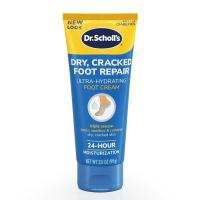 ราคา ดร. Scholls Dry Cracked Foot Repair Ultra-Hydrating Foot Cream Moisturizer, 3.5 oz, Skin Care Foot Lotion with 25% Urea for Dry Cracked Foot, Heals and Moisturizes for Healthy Fe (41083178355)