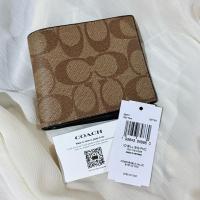 ราคา Coach CY394 Id Billfold Wallet In Signature Canvas กระเป๋าสตางค์ สี Qb/Tan เก็บโค้ด20%เหลือ2800 (40317829052)
