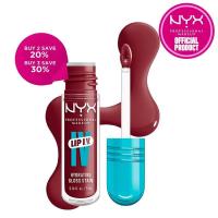 ราคา NYX Professional Makeup Lip IV Hydrating Gloss Stain, Lip Gloss, สูงสุด 12HR Hydration, High Pigment, Wet Shine Finish, เลือกเฉดสีของคุณ (57912120779)