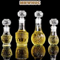 ราคา MNWHUC 1 ชิ้นขวดเหล้าวิสกี้, เหล้าแอลกอฮอล์ขวดไวน์โปร่งใส, มินิ 50 มล. ขนาดเล็กฝาเกลียวขวดแก้ว (53913945551)