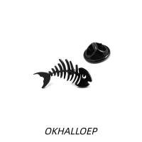 ราคา IOKHALLO ป้ายกระดูกปลา, ปุ่มผีเสื้อ Hollow Design เข็มกลัดคอปกผู้ชาย, แฟชั่นสแตนเลสปลาโครงกระดูกปก Pin ชุดตกแต่ง (42732972170)