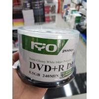 ราคา RYO DVD+R DL 8.5GB (Pack 10/50) 8X WHITE Semi-Glossy Inkjet Printable หน้าปริ้น (18117775300)