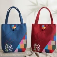 ราคา กระเป๋าโท้ตปักลาย การเย็บปะติดปะต่อกันของเกาหลีแบบดั้งเดิม โจกาก้า พร้อมซับกันน้ํา / กระเป๋าถือหลายกระเป๋า (50260722187)