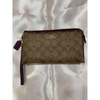 ราคา Coach size L 2 ซิป สีม่วง ของแท้ (16606666145)