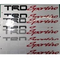 ราคา สติ๊กเกอร์ TRD sportivo 1 ชุดมี 2 แผ่น สี(ดำ/ขาว/เทา/เทาเข้ม) (20164994147)