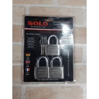 ราคา SOLO กุญแจคีย์อะไล้ท์ รุ่น 4588(Stainless Steel)- 40 มม.(3 ตัวชุด) (5219984482)