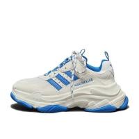 ราคา Balenciaga adidas Triple S สีขาว สีฟ้า ไม่มือสอง (43133183743)