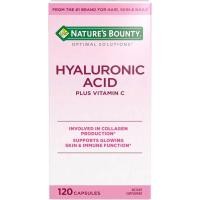 ราคา Nature's Bounty Vitamin C and Hyaluronic Acid Supplement, Supports Glowing Skin, Immune Function & Collagen Production, 120 Capsules - 60 Day Supply, Optimal Solutions Supplements for Skin Health (536