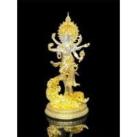 ราคา พระตรีมูรติมหาเทพ ขนาดลอยองค์ 5 ซม. เนื้อบรอนซ์ชุบ 2 กษัตริย์ กายเงินเครื่องทรงทอง (27909015810)