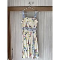 ราคา lyn around sz.s ตรงสายตกแต่งกระดุม เอวสม็อค (10924395687)