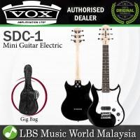 ราคา Vox SDC-1 Mini Poplar 6 Strings Humbucker กีตาร์ไฟฟ้าสีดํา (SDC1 SDC 1) (45514495032)