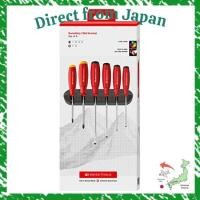ราคา Direct From Japan PB SWISS TOOLS PB SWISS TOOLS 6-piece Swiss Grip flat head screwdriver set with holder in paper box 8244.CBB (49260734719)