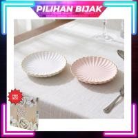 ราคา [1 SET] Pinggan Jepun Melamin 16CM Wavy Stripes Tableware Rice Bowl จานชามก๋วยเตี๋ยว (43633110848)