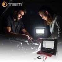 ราคา ไฟสปอร์ตไลท์คีบแบต DC12V รุ่น TSM-DC150 แสงขาว 150W ไฟ LED สปอร์ตไลท์ โคมไฟ ฟลัดไลท์ (57653859400)