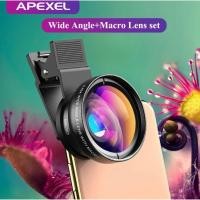 ราคา APEXEL HD 37มม.0.45x มุมกว้างเลนส์12.5X Super Macro เลนส์สำหรับสมาร์ทโฟนโทรศัพท์ (24316230770)