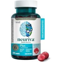 ราคา NEURIVA Plus อาหารเสริมสมอง Nootropic สําหรับหน่วยความจํา, Focus & Concentration & Cognitive ฟังก์ชัน, NeuroFactor, Phosphatidylserine, วิตามิน B6 B12,50c (46963570551)