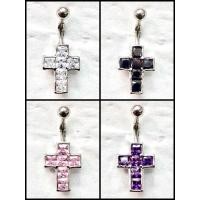 ราคา จิวสะดือเกาหลี สีเงิน ประดับคริสตัลแท้ swarovski ขนาดก้าน 1.6 mm ความยาวทั้งหมดประมาณ 3.5 cm สินค้าจริงสวยงามมาก (1303008954)