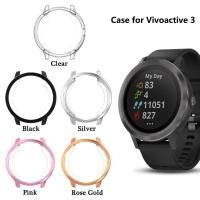 ราคา เคสป้องกัน Garmin Vivoactive 3, ฝาครอบป้องกันชุบ TPU แบบนุ่มรวมทุกอย่างฝาครอบป้องกันเปลือกกันชน [Scratch-Proof] สําหรับ Garmin vivoactive 3 (54908703831)