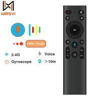 ราคา 2.4G Wireless Voice Remote Control Gyroscope Controller with USB Receiver Q5 Air Mouse Remote for Smart TV Android Box (55750384704)