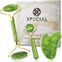 ราคา Gua Sha & Jade Roller 3 in 1, Face Roller, Guasha Facial Massage Care ชุดเครื่องมือ, เครื่องนวดสําหรับกําจัดริ้วรอย & Eye Puffiness, Anti-Aging & Body Relaxation (55765258065)