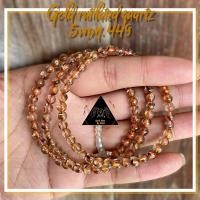 ราคา กำไลข้อมือ หินนำโชค ไหมทองนางพญาเสือโคร่ง (gold rutilated quartz) (19565699970)