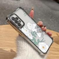 ราคา HP เคสโทรศัพท์สําหรับ Samsung Galaxy A52 4G A52 5G A52s 5G กรณี Peony สีขาวคลาสสิกสไตล์จีนสไตล์กรณี Breathable Cesing ถุงลมนิรภัยซิลิโคน Air กระเป๋า Softcase (43382209781)