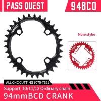 ราคา PASS QUEST-Narrow Wide 94BCD Chainring, Monoplate Sprocket สําหรับ MTB Road Bike, 28-38T Chainwheel, สีดําและสีแดง, 3 Mount Monoplate Spro (40381984504)