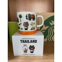 ราคา Starbucks Line Friends แก้ว Mug Brown & Friends in Thailand (26364582361)
