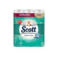 ราคา [สินค้าส่งด่วน] สก็อต์ คลีนแคร์ม้วนใหญ่ที่สุด 3XL 24ม้วน SCOTT CLEAN-CARE 3XL 24 ROLLS (51462449478)