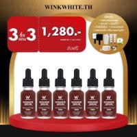 ราคา WINK WHITE INTENSIVE SERUM วิงค์ไวท์อินเทนชีฟเซรั่ม สลายฝ้า กระ ลดรอยดำ โปร 3 แถม 3 (24267050549)