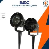 ราคา BEC โคมไฟสนาม ปักดิน [โคมเปล่า] สำหรับ MR16 GU5.3 สีดำ Garden light ของแท้ รุ่น 0801,0802 (51354765161)